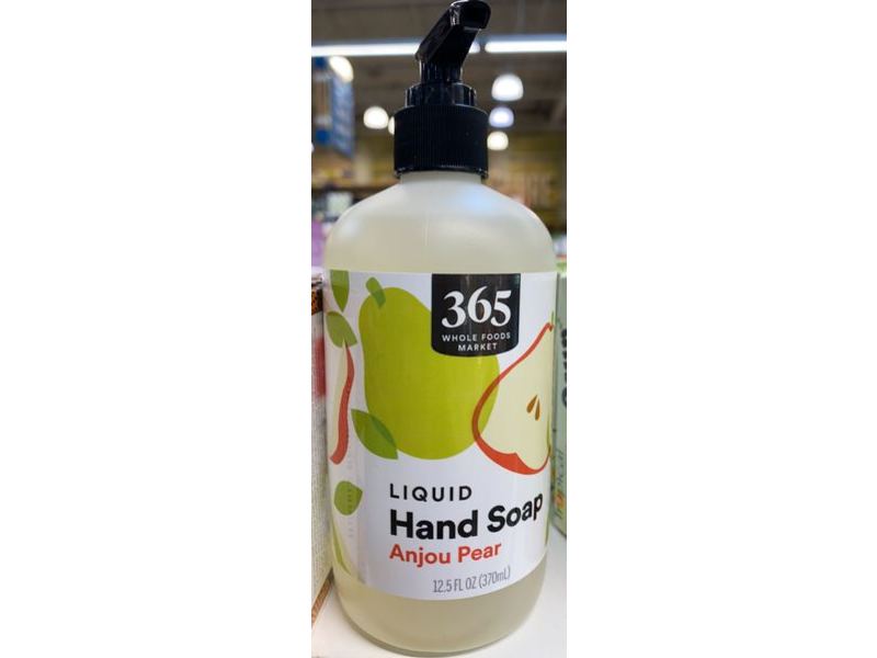 365 Whole Foods Market Liquid Hand Soap, Anjou Pear, 12.5 fl oz/370 mL