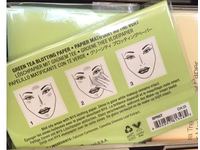 NYX Professional Makeup Face Blotting Paper, Green Tea, 100 Sheets - thumbnail 3
