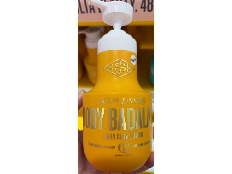 Sol de Janeiro Body Badalada Daily Glow Lotion, Brazilian Sugarcane, 13.5 fl oz/400 mL