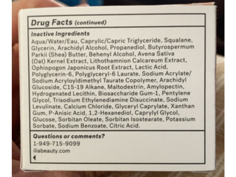 Ilia Barrier Build Skin Protectant Cream, 1.69 fl oz/50mL