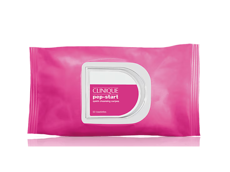 Clinique Pep-Start Cleansing Swipes, 50 Count