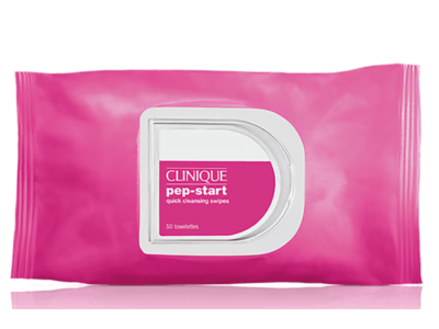 Clinique Pep-Start Cleansing Swipes, 50 Count