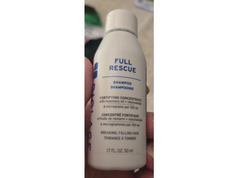 Bio Lage Full Rescue Shampoo, Rosemary Oil + Niacinamide, 1.7 fl oz/50 mL