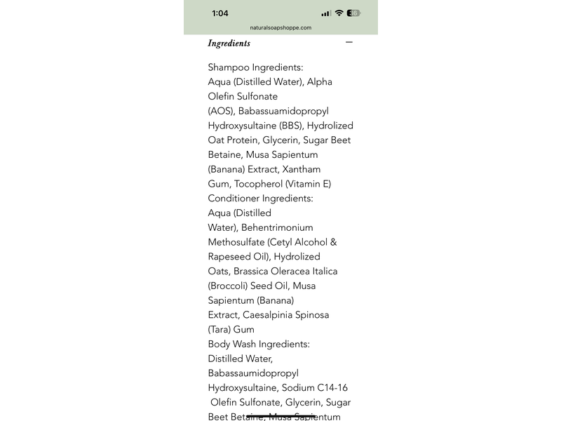 Natural Soap Shoppe Scent Free Shampoo, Conditioner & Body Wash, 12 fl oz/355 mL