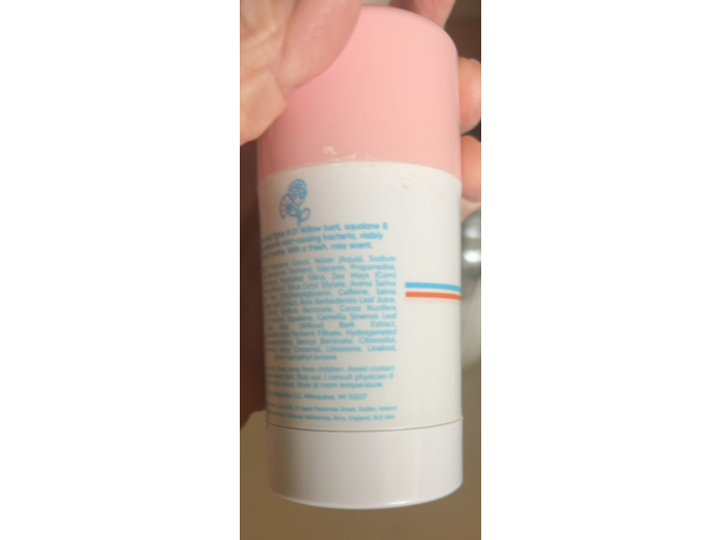 Megababe Clear & Clean Daily Deodorant, Rosy Pits, 2.6 oz/75 g