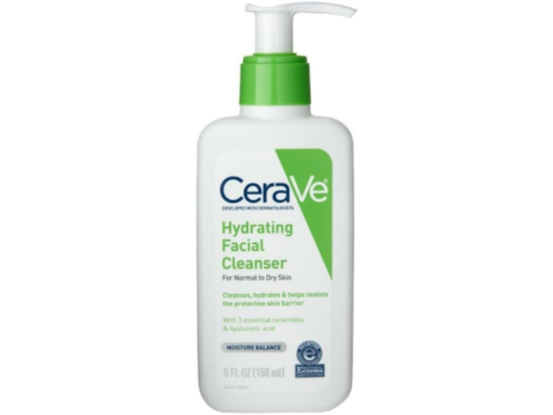 CeraVe Hydrating Facial Cleanser, 5 fl oz/150 mL