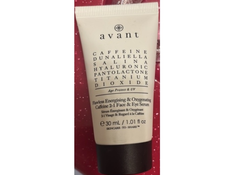 Avant Flawless Energizing & Oxygenating Caffeine 2-1 Face & Eye Serum, 1.01 fl oz/30 mL