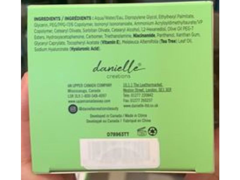 Danielle Creations Tea Tree Sleeping Face Mask, Naturally Calming, 1.7 fl oz/50 mL