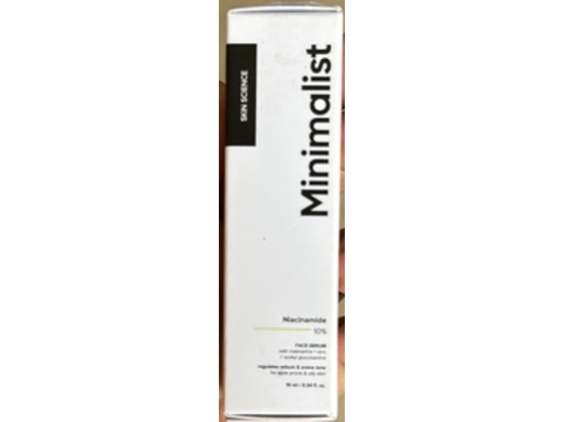 Minimalist Face Serum, Niacinamide 10%, 0.34 fl oz/10 mL
