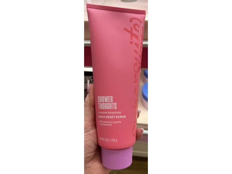 Supersuit Shower Thoughts Daily Reset Scrub, Caramel Temptress, 8 oz/226 g