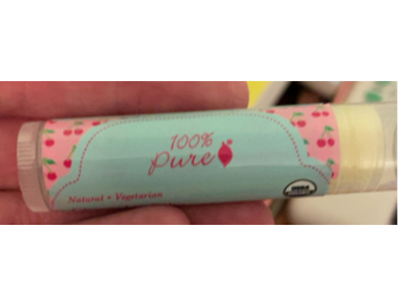 100% Pure Cherry Lip Balm, 0.15 oz/4.25 g