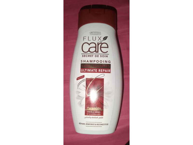 Flux Care Ceramide Ultimate Repair Shampoo, 265 mL
