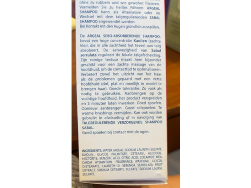 Ducray Argeal Talgabsorbierendes Shampoo, 200 mL