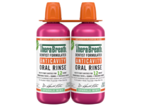Thera Breath Anticavity Oral Rinse, Sparkle Mint, 33.8 fl oz, Pack Of 2 - thumbnail 1