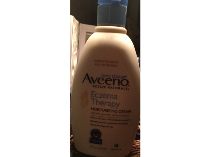 Aveeno Eczema Therapy Daily Moisturizing Cream, 12 fl oz/354 mL