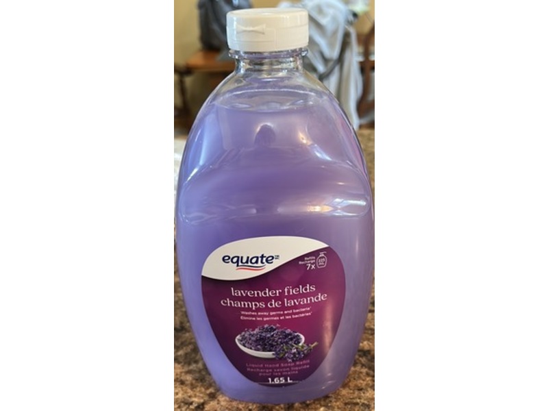 Equate Liquid Hand Soap Refill, Lavender Fields, 1.65 L