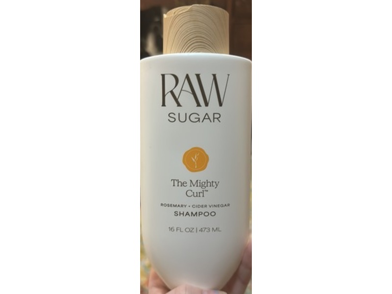 Raw Sugar The Mighty Curl Shampoo, Rosemary+Cider Vinegar, 16 fl oz/473 mL