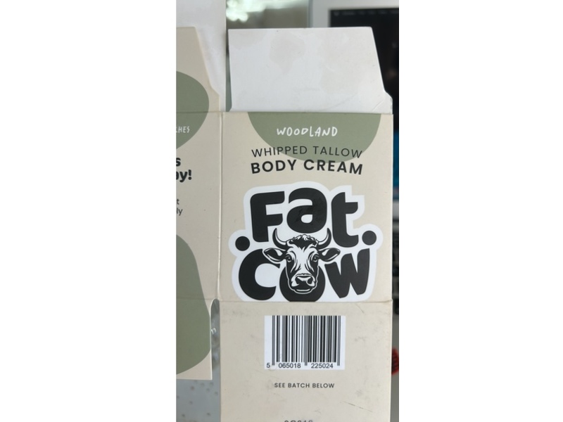 Fat Cow Whipped Tallow Body Cream, Woodland