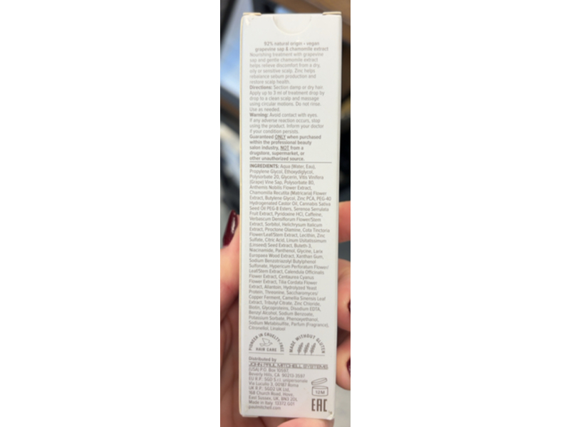 Paul Mitchell Clean Beauty Scalp Therapy Drops, 1.7 fl oz/50 mL