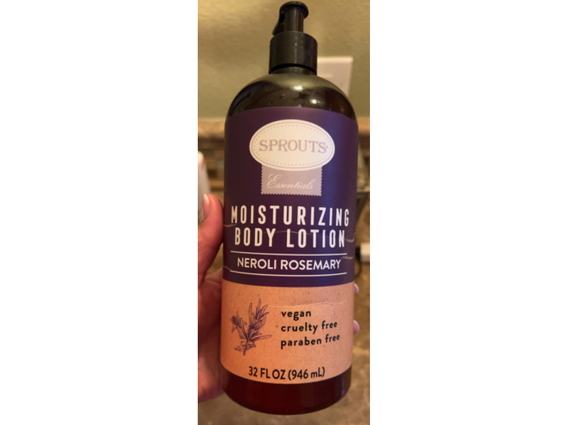Sprouts Essentials Moisturizing Body Lotion, Neroli Rosemary, 32 fl oz/946 mL