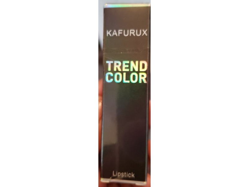 Kafurux Trend Color Lipstick, Black, 0.1 oz/3 g