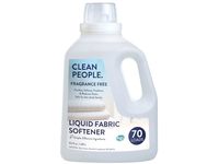 Clean People. Liquid Fabric Softener, Fragrance Free, 70 Loads, 50 fl oz/1.48 mL - thumbnail 1