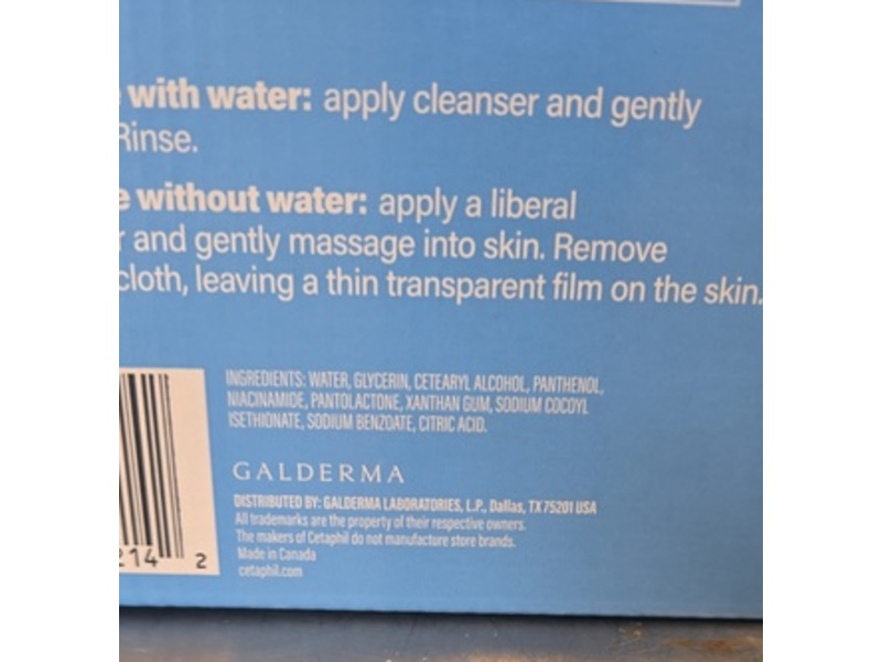 Cetaphil Gentle Skin Cleanser, Normal To Dry Skin, 20 fl o/591 mL, Pack Of 2