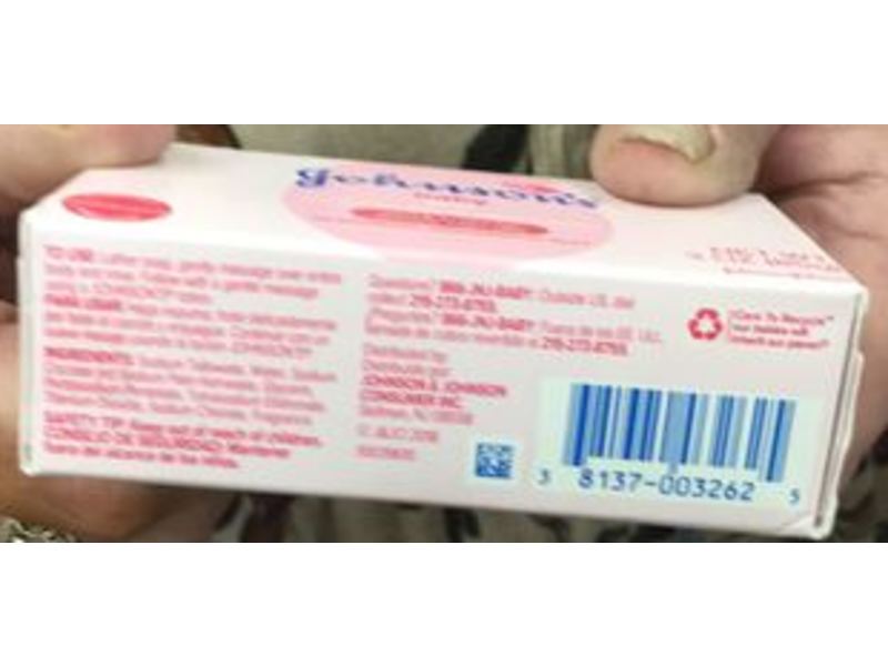 Johnson's Baby Bar Soap, 3 oz/85 g