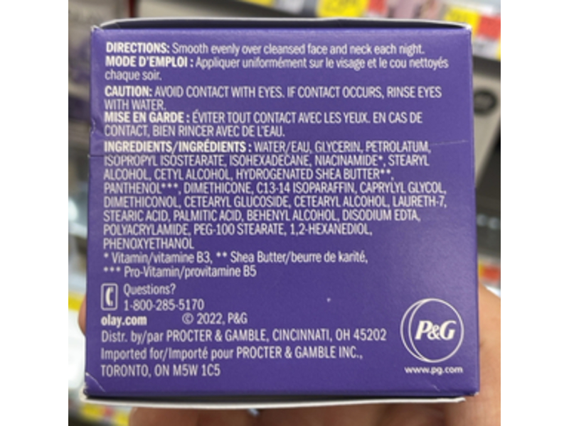 Olay Deep Moisture Slugging Mask, Shea Butter, 3.4 fl oz/100 mL