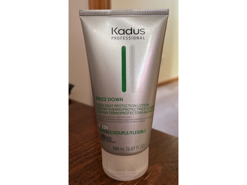 Kadus Professional Frizz Down Sleek Heat Protection Lotion, 5.07 fl oz/150 mL