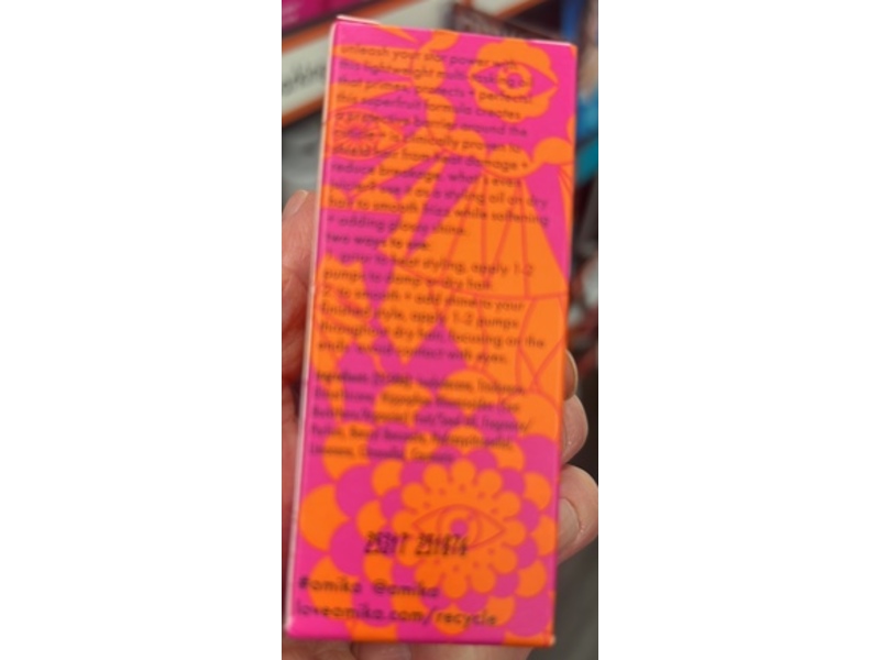 amika: Superfruit Star Lightweight Hair Styling Oil, 0.67 fl oz/20 mL