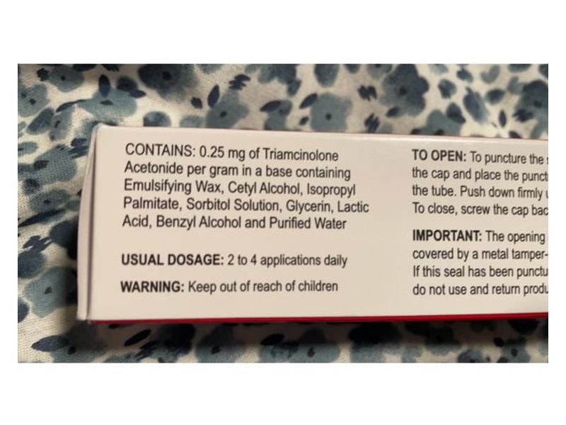 Triamcinolone Acetonide Cream USP 0.025%, 80 g, Macleods (RX)