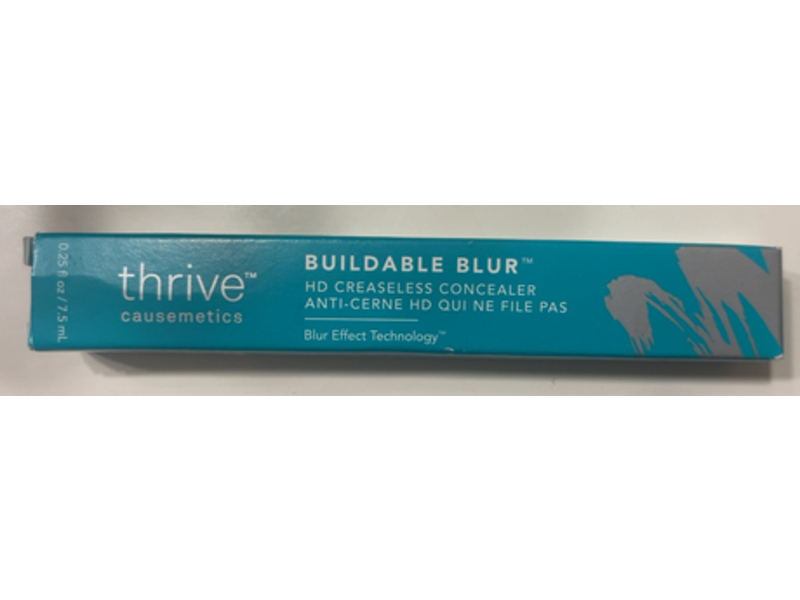 Thrive Causemetics Buildable Blur Concealer, Light Warm, 0.25 fl oz/7.5 mL