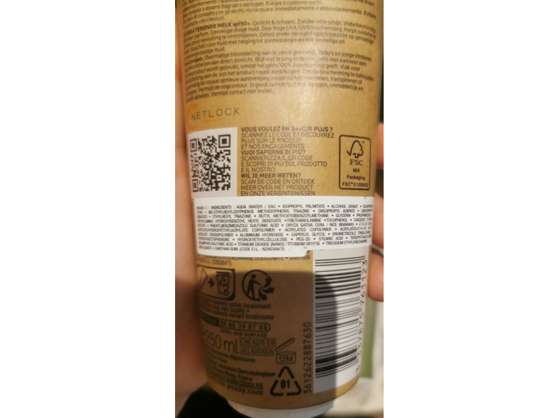 La Roche-Posay Anthelios Hydrating Lotion Ultra Protection Ultra Resistant, SPF 50+, 8.5 oz/250 mL