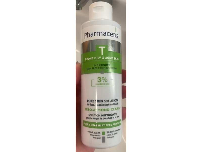 Pharmaceris T-Zone Oily & Acne Skin Solution, 6.33 fl oz/190 mL