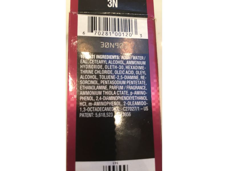 L'Oreal Professional Majirel Permanent Creme Color, 3/3N, 1.7 oz