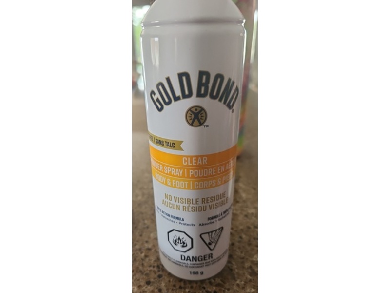 Gold Bond Clear Body Powder Spray, 198 g