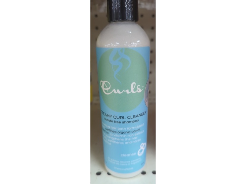 Curls Creamy Curl Cleanser Sulfate Free Shampoo, 8 fl oz/240 mL
