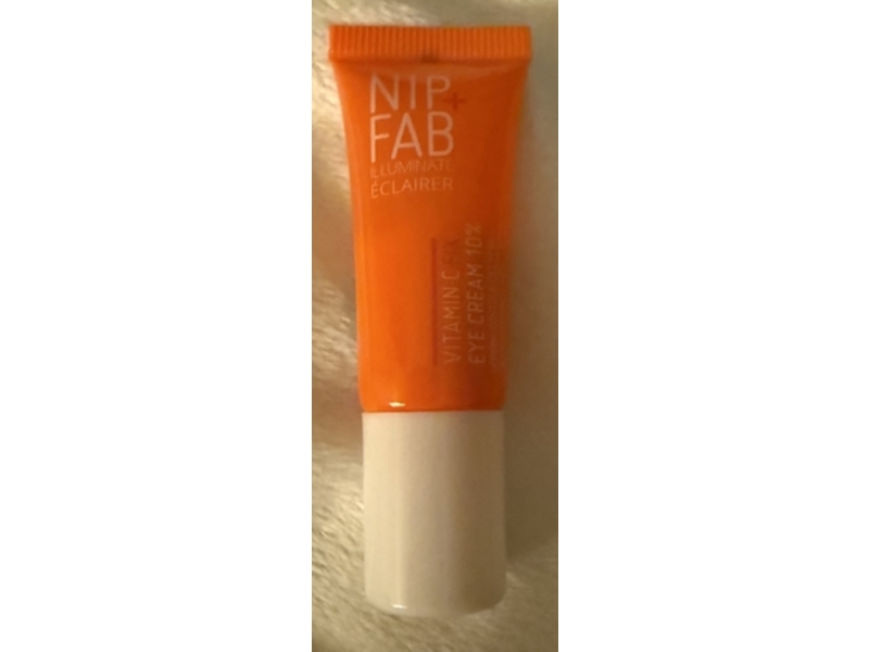 Nip+Fab Illuminate Eye Cream, Vitamin C, 0.13 fl oz/4 mL
