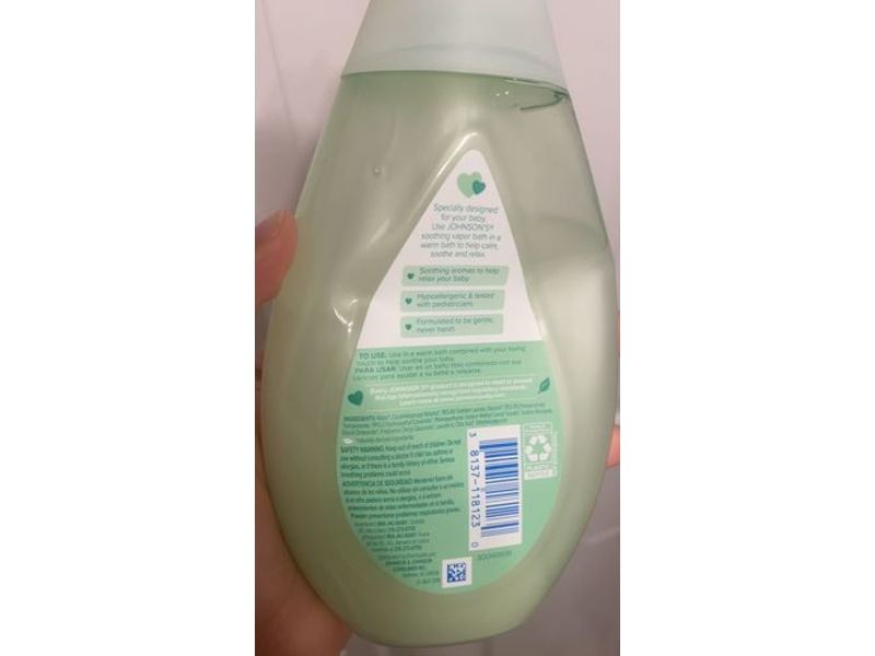 Johnson's Soothing Vapor Bath, 13.6 fl oz/400 mL