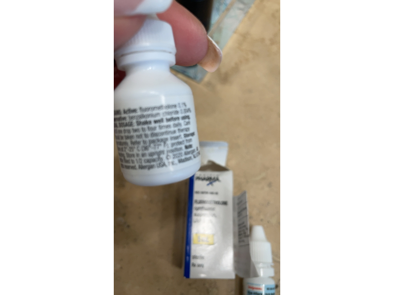 Fluorometholone Ohphtalmic Suspension USP 0.1%, 5 mL Pacific Pharma USA (RX)