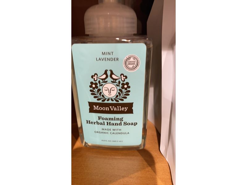 Moon Valley Organics Herbal Hand Soap, Mint Lavender, 8.8 fl oz