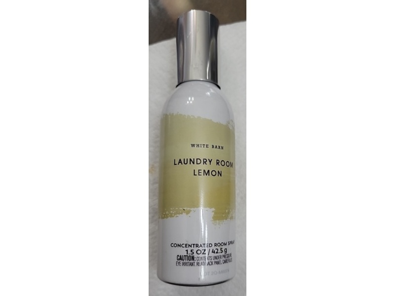 White Barn Concentrated Room Spray, Laundry Room Lemon, 1.5 oz/42.5 g