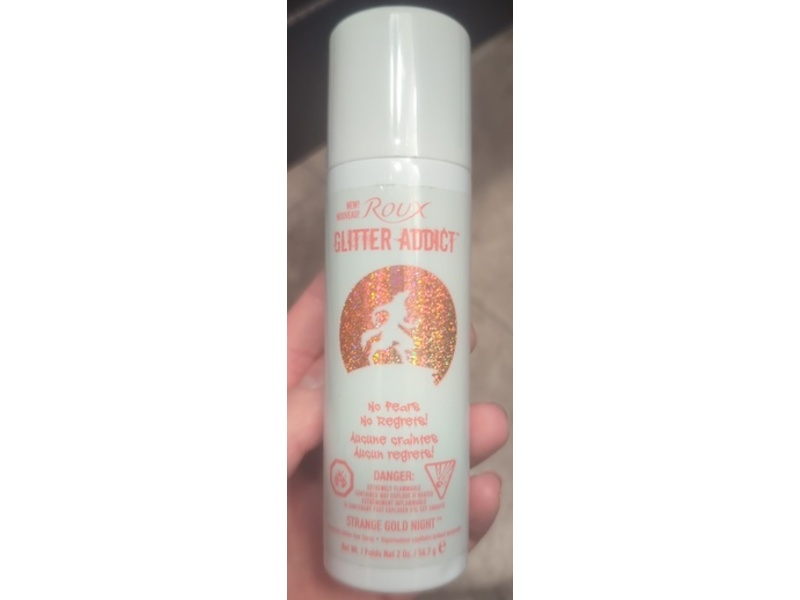 Roux Glitter Addict Hair Spray, Strange Gold Night, 2 oz/56.7 g