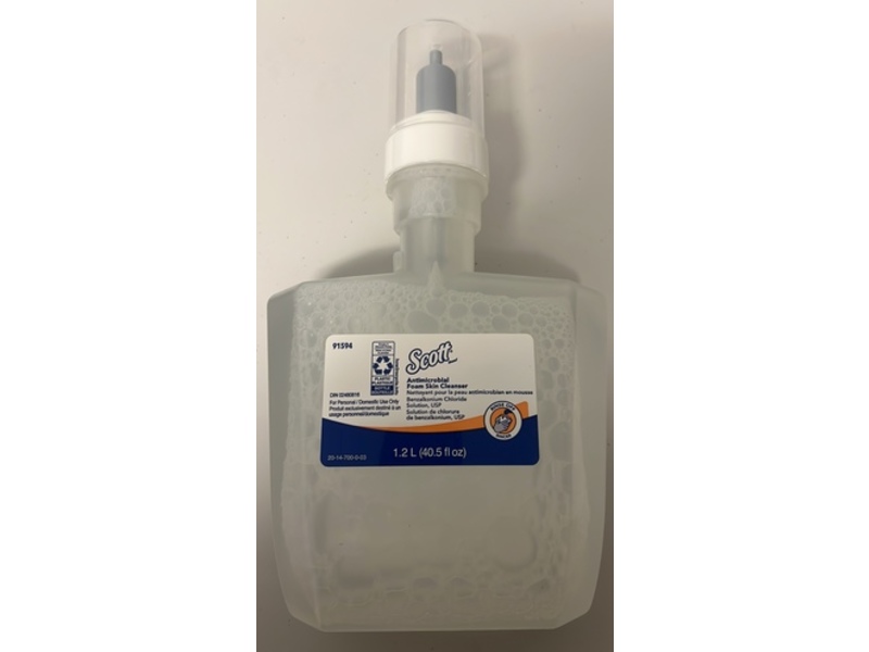 Kimberly Clark Professional Scott Anti Microbial Foam Skin Cleanser, 40.5 fl oz/1 L