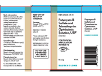 Polymyxin B Sulfate and Trimethoprim Ophthalmic Solution, USP, 10 mL, Bausch & Lomb (RX) - thumbnail 1