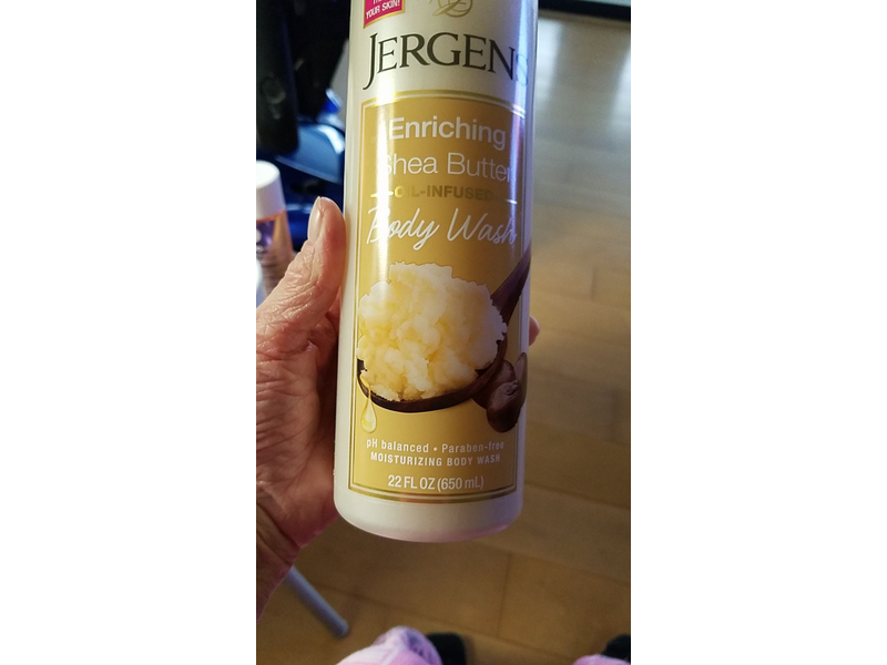 Jergens Enriching Shea Butter Body Wash, 22 fl oz/650 mL