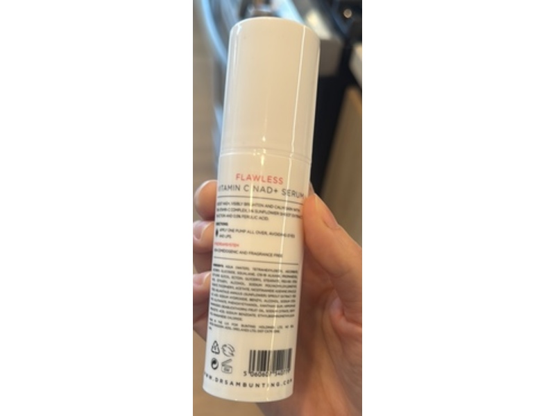 Dr Sam's Flawless Vitamin C NAD+ Serum, 1 fl oz/30 mL