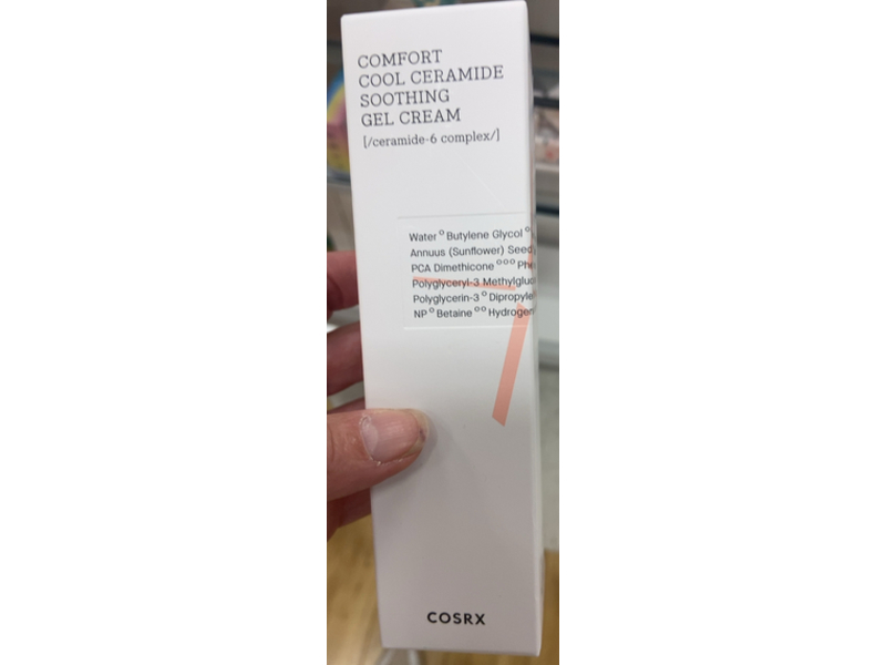 Cosrx Comfort Cool Ceramide Soothing Gel Cream, 2.87 fl oz/85 mL