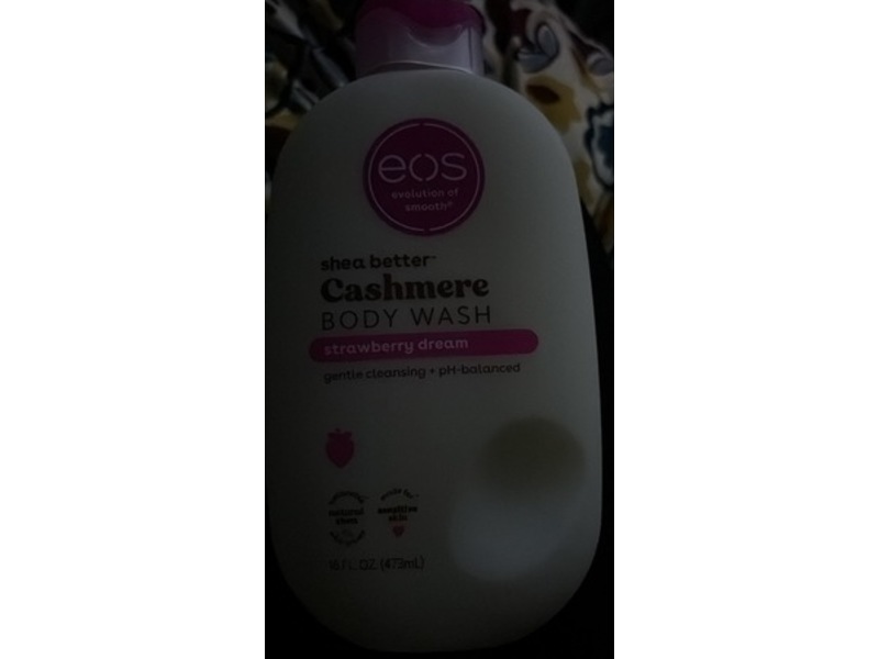 Evolution Of Smooth Shea Better Cashmere Body Wash, Strawberry Dream, 16 fl oz/473 mL